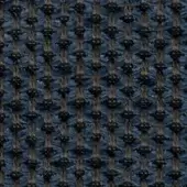 Indigo woven fabric displaying a geometric diamond pattern with tan threads, dense texture, and visible knots; label reads “swan > fabric (g) > g 461”.